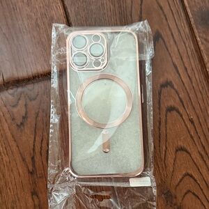 Rose Gold Phone Case with Ring Holder